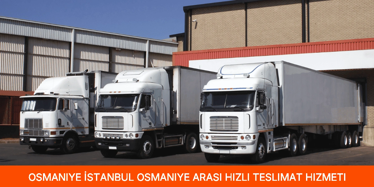 İstanbul Osmaniye Arası Hızlı Teslimat Hizmeti